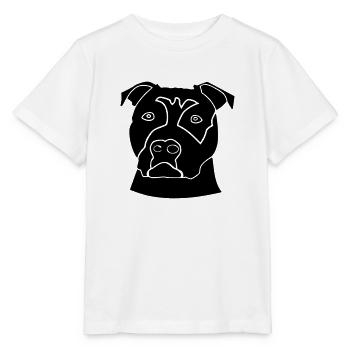 arès tête de staff - T-shirt bio MINI CREATOR Stanley/Stella Enfant - blanc - Devant - Maike (125cm)