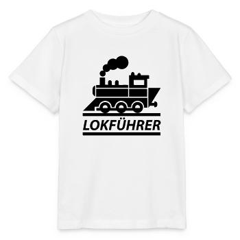 Lokführer - Stanley/Stella Kinder T-Shirt MINI CREATOR  - Weiß - Vorne - Maike (125cm)