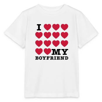J'aime mon amie (3) - T-shirt bio MINI CREATOR Stanley/Stella Enfant - blanc - Devant - Maike (125cm)