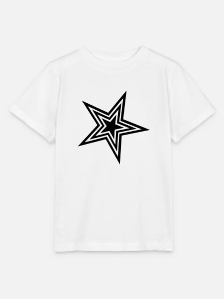 star - Stanley/Stella Kinder T-Shirt MINI CREATOR  - Weiß