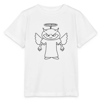 Devil Angel - Stanley/Stella MINI CREATOR Kids’ T-Shirt - white - Front - Maike (125cm)