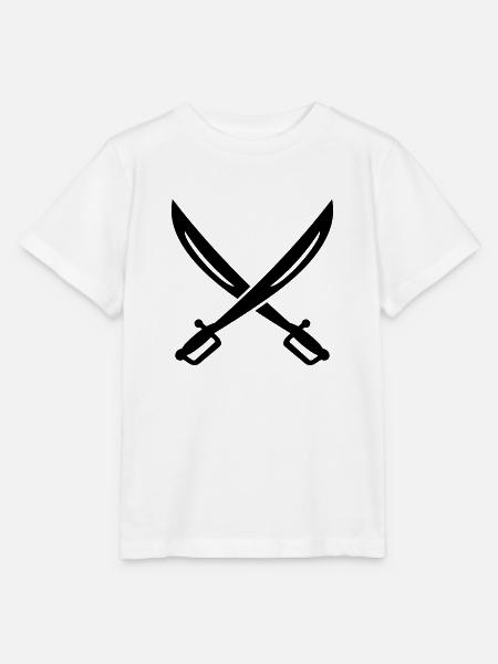 Säbel - Stanley/Stella Kinder T-Shirt MINI CREATOR  - Weiß