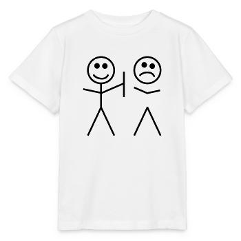 gemeines strichmännchen humor - Stanley/Stella Kinder T-Shirt MINI CREATOR  - Weiß - Vorne - Maike (125cm)