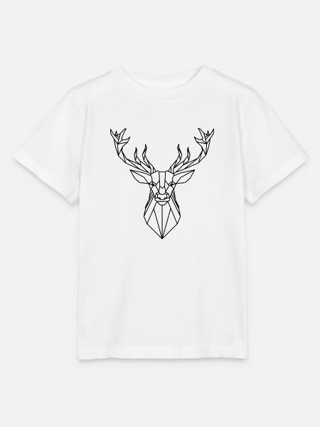 Hirsch - Stanley/Stella Kinder T-Shirt MINI CREATOR  - Weiß