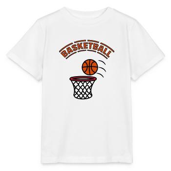 Basketball spiel korb - Stanley/Stella Kinder T-Shirt MINI CREATOR  - Weiß - Vorne - Maike (125cm)