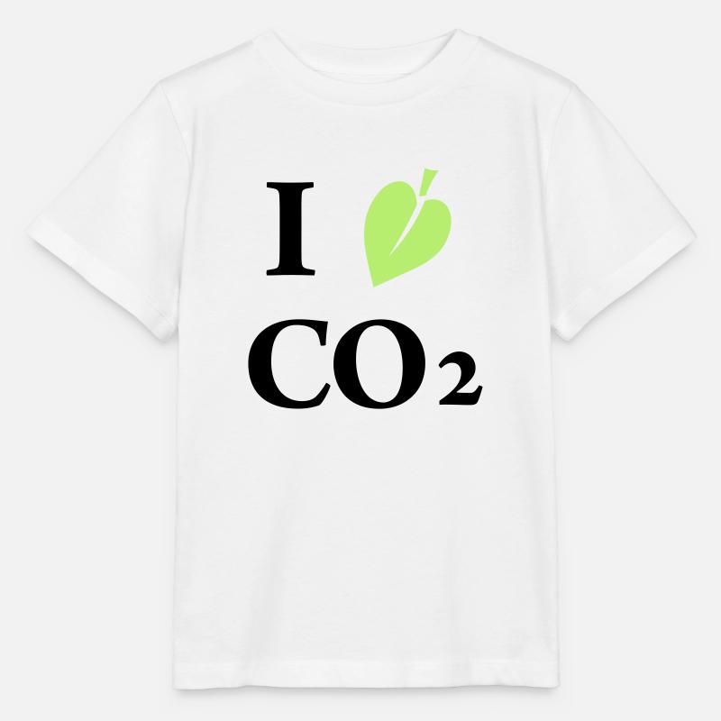 i love co2 - T-shirt bio MINI CREATOR Stanley/Stella Enfant - blanc