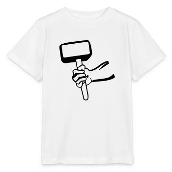 hammer - Stanley/Stella Kinder T-Shirt MINI CREATOR  - Weiß - Vorne - Maike (125cm)