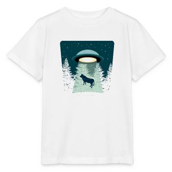 Beware UFO - Stanley/Stella MINI CREATOR Kids’ T-Shirt - white - Front - Maike (125cm)