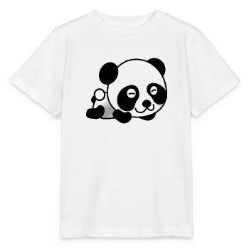 Panda - Stanley/Stella Kinder T-Shirt MINI CREATOR  - Weiß - Vorne - Maike (125cm)
