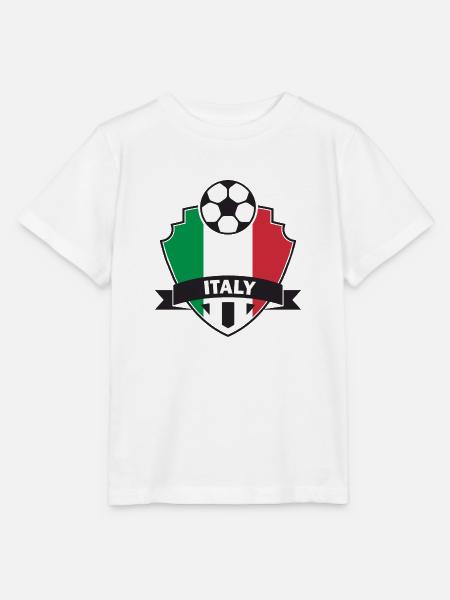 Italien Fußball - Stanley/Stella Kinder T-Shirt MINI CREATOR  - Weiß