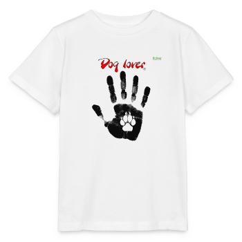 amoureux des chiens - T-shirt bio MINI CREATOR Stanley/Stella Enfant - blanc - Devant - Maike (125cm)