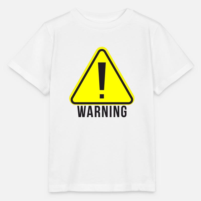 Avertissement - T-shirt bio MINI CREATOR Stanley/Stella Enfant - blanc