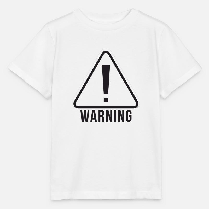 Avertissement - T-shirt bio MINI CREATOR Stanley/Stella Enfant - blanc