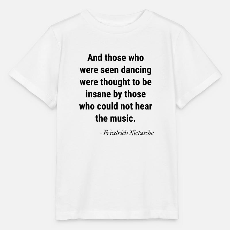 those who were seen dancing - Stanley/Stella Kinder T-Shirt MINI CREATOR  - Weiß