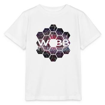 jwst Télescope spatial James Webb - T-shirt bio MINI CREATOR Stanley/Stella Enfant - blanc - Devant - Maike (125cm)