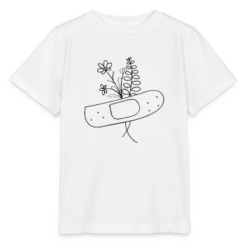 healing plants - Stanley/Stella MINI CREATOR Kids’ T-Shirt - white - Front - Maike (125cm)