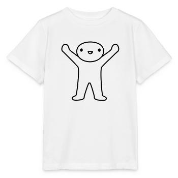 Concevoir un petit homme heureux - T-shirt bio MINI CREATOR Stanley/Stella Enfant - blanc - Devant - Maike (125cm)