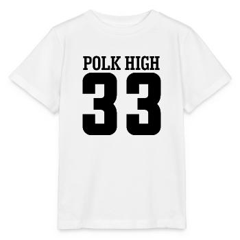 Polk High 33 - Stanley/Stella MINI CREATOR Kids’ T-Shirt - white - Front - Maike (125cm)