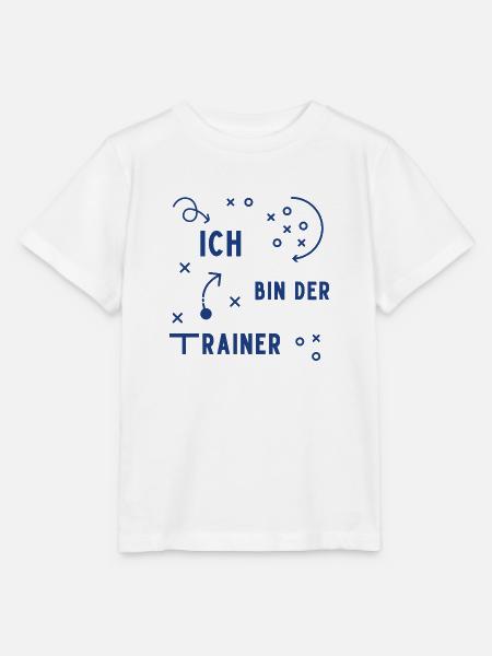 Ich bin der Trainer - Stanley/Stella Kinder T-Shirt MINI CREATOR  - Weiß