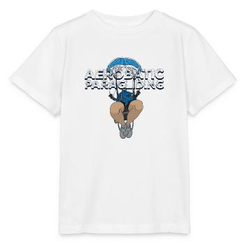 Aerobatic Paragliding white - Stanley/Stella Kinder T-Shirt MINI CREATOR  - Weiß - Vorne - Maike (125cm)