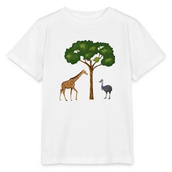 Safari Zoo Animal Safari Zoo - Stanley/Stella Kinder T-Shirt MINI CREATOR  - Weiß - Vorne - Maike (125cm)