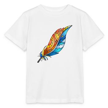 Plume - T-shirt bio MINI CREATOR Stanley/Stella Enfant - blanc - Devant - Maike (125cm)