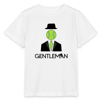 Tennis Match Ball Tennis Racket "Tennis Gentleman" - Stanley/Stella MINI CREATOR Kids’ T-Shirt - white - Front - Maike (125cm)