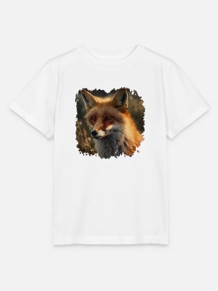 Schlau wie ein Fuchs - Stanley/Stella Kinder T-Shirt MINI CREATOR - Weiß