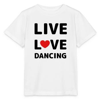 Dancing Dance Music - Stanley/Stella MINI CREATOR Kids’ T-Shirt - white - Front - Maike (125cm)