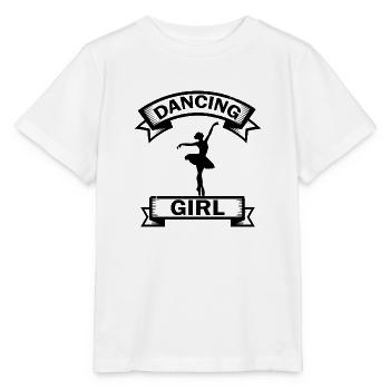 Dancing Dance Music - Stanley/Stella MINI CREATOR Kids’ T-Shirt - white - Front - Maike (125cm)