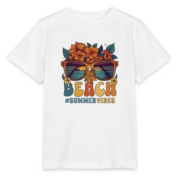 Ferien Am Strand - Stanley/Stella Kinder T-Shirt MINI CREATOR  - Weiß - Vorne - Maike (125cm)