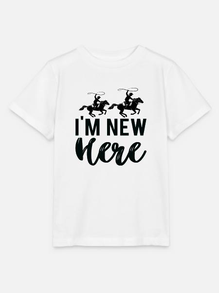 I´m new here - Stanley/Stella Kinder T-Shirt MINI CREATOR - Weiß