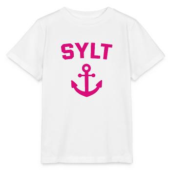 Sylt - Nordsee - Deutschland - Kampen - Insel - Stanley/Stella Kinder T-Shirt MINI CREATOR  - Weiß - Vorne - Maike (125cm)