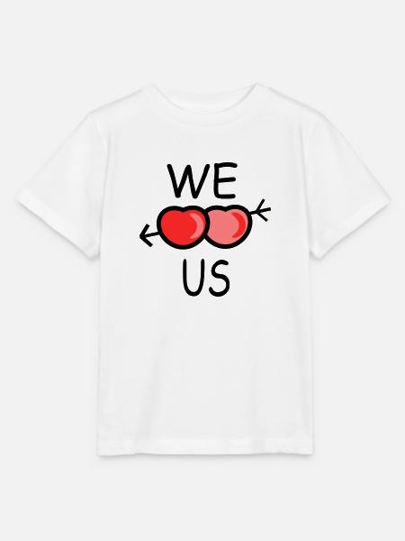 We love us - Stanley/Stella Kinder T-Shirt MINI CREATOR - Weiß