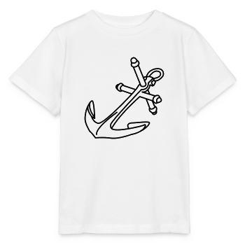 Ancre - T-shirt bio MINI CREATOR Stanley/Stella Enfant - blanc - Devant - Maike (125cm)
