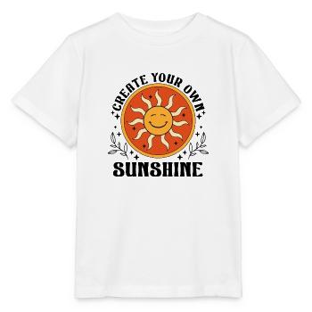 Sonne und strahlen - Stanley/Stella Kinder T-Shirt MINI CREATOR  - Weiß - Vorne - Maike (125cm)