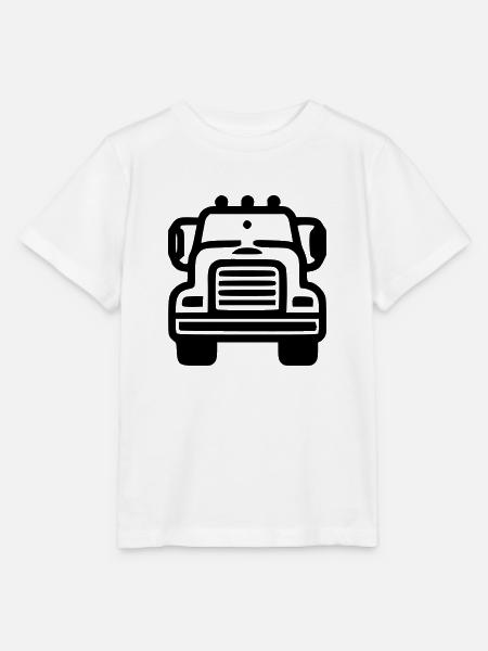 Lkw - Stanley/Stella Kinder T-Shirt MINI CREATOR - Weiß