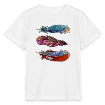 Feder - Stanley/Stella Kinder T-Shirt MINI CREATOR  - Weiß - Vorne - Maike (125cm)