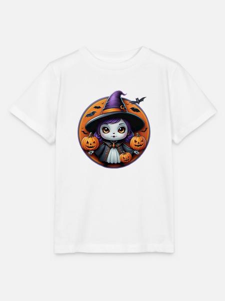 Halloween-Hexe - Stanley/Stella Kinder T-Shirt MINI CREATOR  - Weiß
