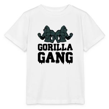 Gorilla Gang - Stanley/Stella MINI CREATOR Kids’ T-Shirt - white - Front - Maike (125cm)