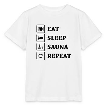 Sauna Wellness Spa - Stanley/Stella Kinder T-Shirt MINI CREATOR  - Weiß - Vorne - Maike (125cm)