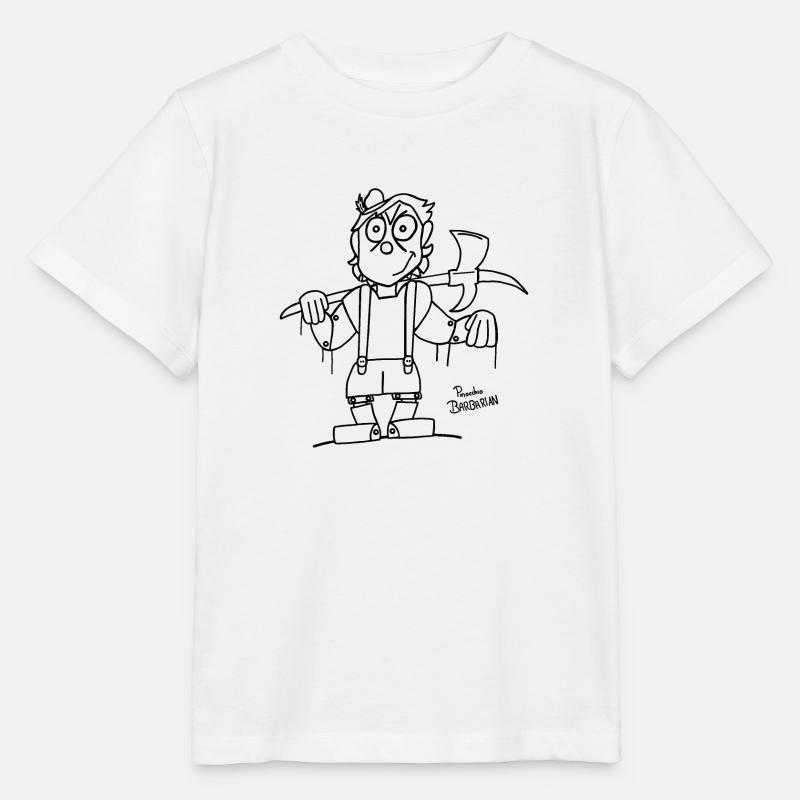 Puppet as Barbarian (white) - Stanley/Stella MINI CREATOR Kids’ T-Shirt - white