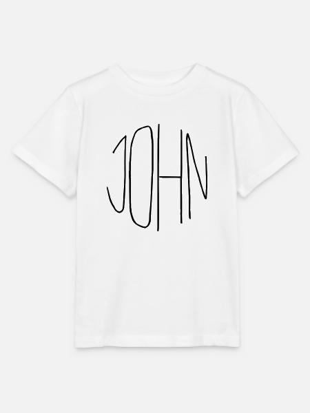 John - Stanley/Stella Kinder T-Shirt MINI CREATOR - Weiß