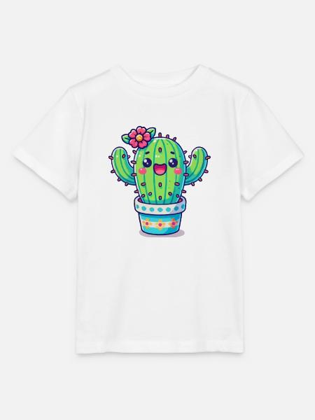 kaktus - Stanley/Stella Kinder T-Shirt MINI CREATOR - Weiß