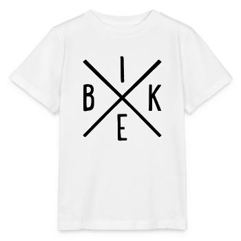 Bike - Stanley/Stella Kinder T-Shirt MINI CREATOR  - Weiß - Vorne - Maike (125cm)