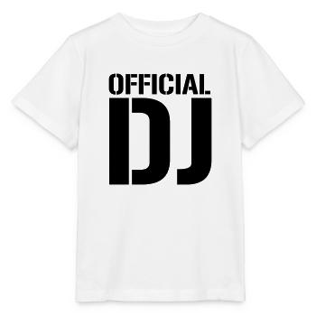 Official DJ - Stanley/Stella MINI CREATOR Kids’ T-Shirt - white - Front - Maike (125cm)