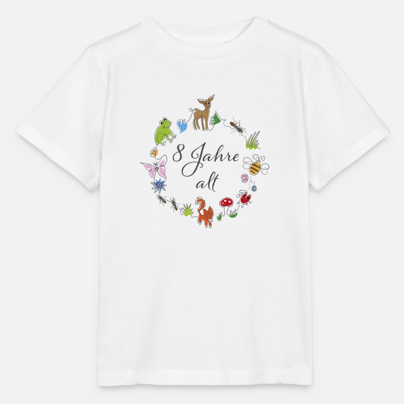 8 jahre alt - Stanley/Stella Kinder T-Shirt MINI CREATOR  - Weiß
