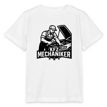 Kfz Mechaniker - Stanley/Stella Kinder T-Shirt MINI CREATOR  - Weiß - Vorne - Maike (125cm)
