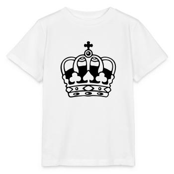 Couronne / Couronne - T-shirt bio MINI CREATOR Stanley/Stella Enfant - blanc - Devant - Maike (125cm)
