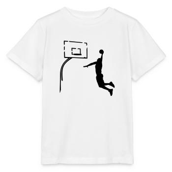 Basketball Dunk - Stanley/Stella MINI CREATOR Kids’ T-Shirt - white - Front - Maike (125cm)